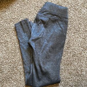 Loft Petite XS sparkle gray leggings